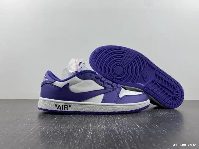 1st Kicks DM7890-386 1 AIR CUSTOM SCOTT OFF-WHITE TRAVIS X X JORDAN 0523